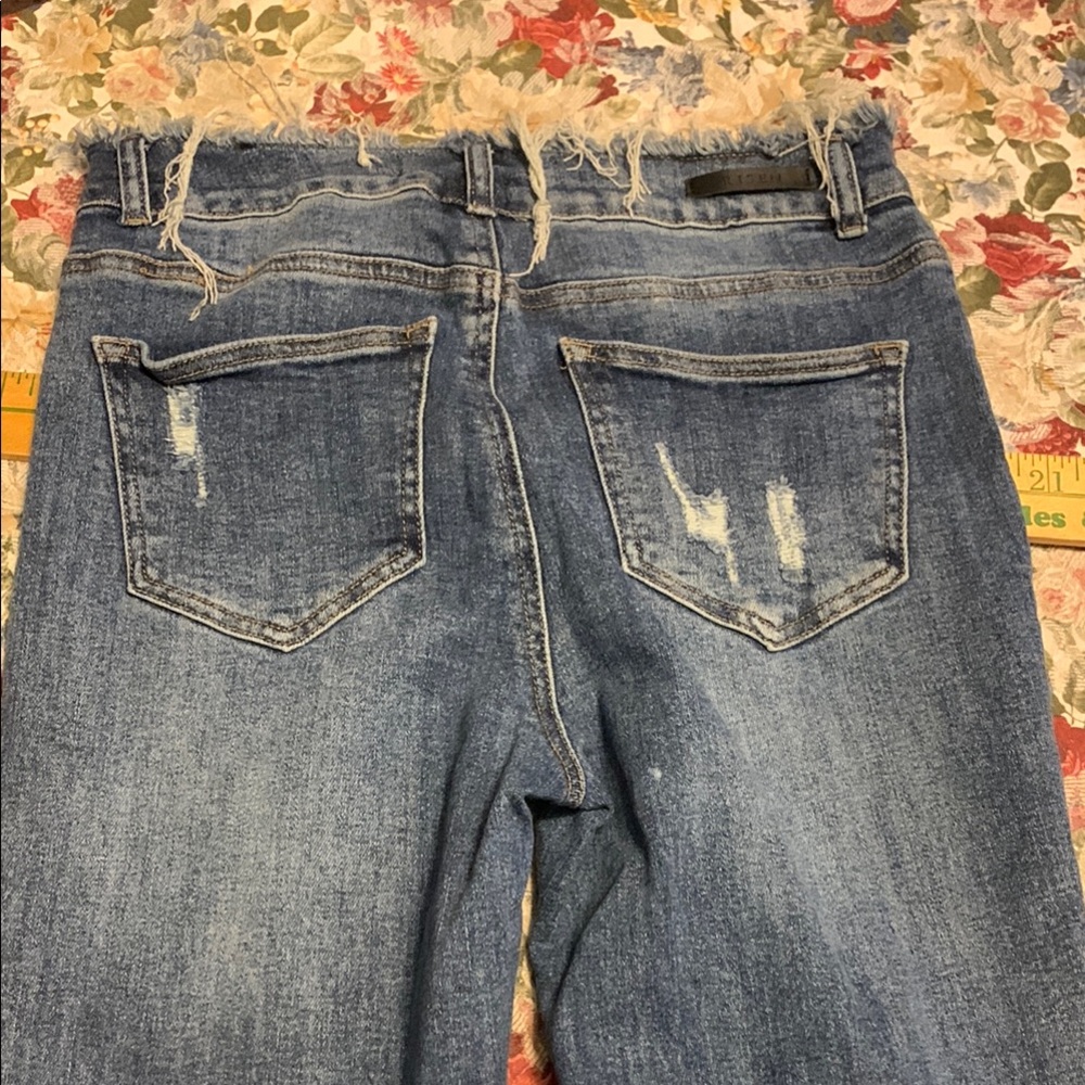 Risen Distressed Blue Women's Jeans 29 inch waist RDP1255